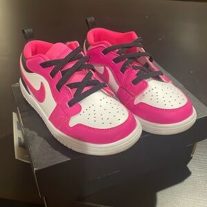 Pink, Black & White Toddler Jordan’s